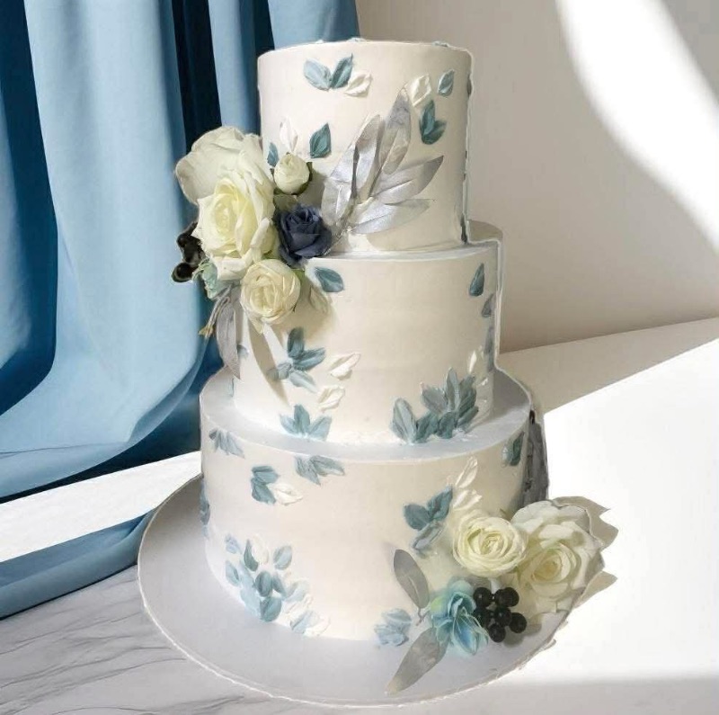 3 tier Wedding cake