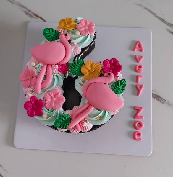 6" Number Cake