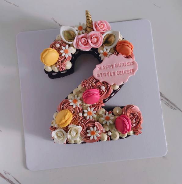 10" Number Cake